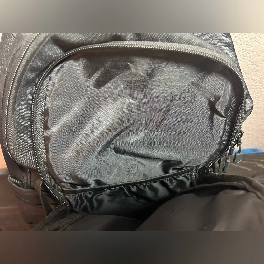 Tactical Black Backpack Motorcycle Riding Molle Protection Plus Pockets - Picture 5 of 8